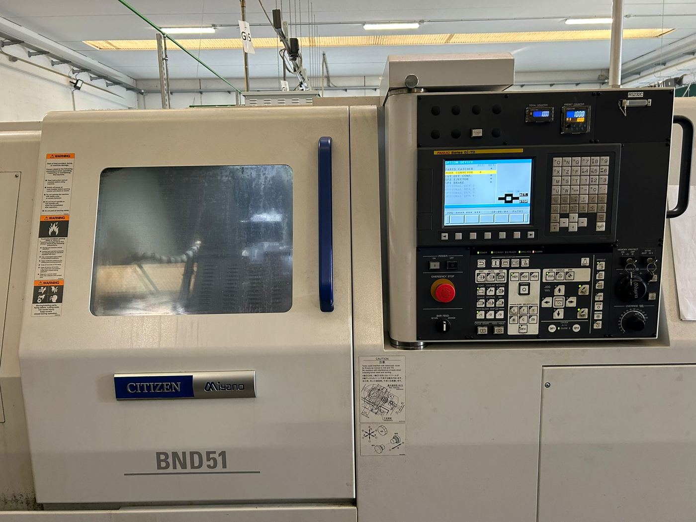 Tornio CNC Citizen Miyano BND51
